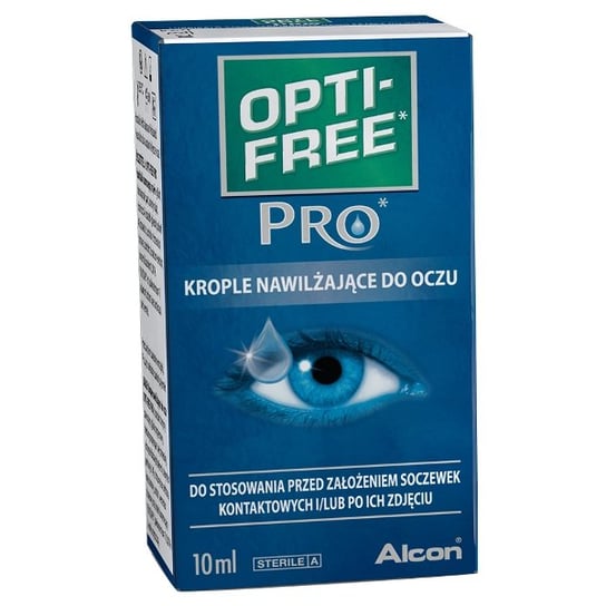 Opti-Free, PRO, krople nawilżające do oczu, Wyrób medyczny, 10 ml Opti-Free