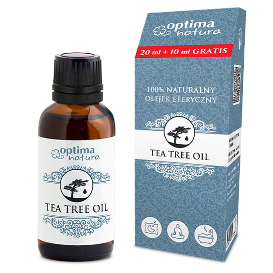 Optima Natura - Naturalny olejek eteryczny Tea Tree Oil (z Drzewa Herbacianego) 30ml Optima Natura