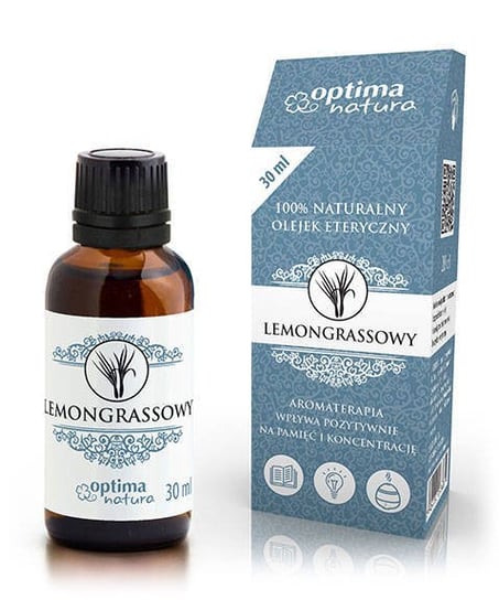 Optima natura - Olejek eteryczny. Lemongrassowy - 30 ml Optima Natura