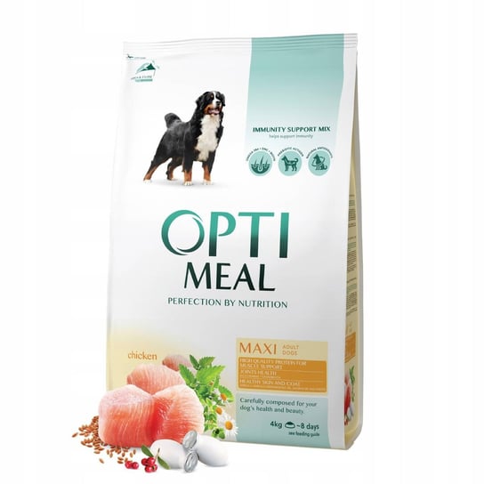 OPTIMEAL pełnoporcjowa sucha karma dla dorosłych psów dużych ras – kurczak 1,5 kg Optimeal