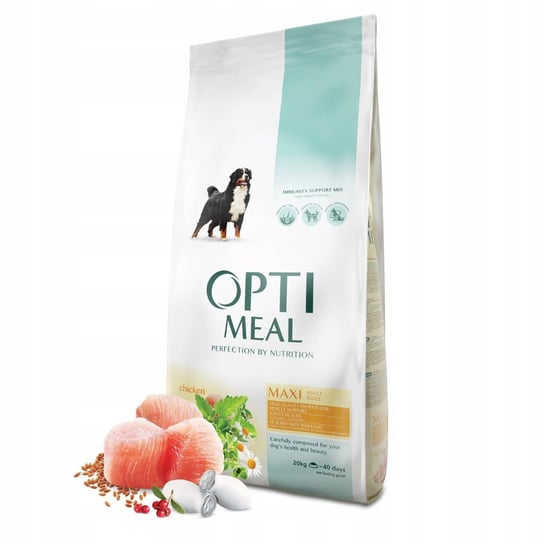 OPTIMEAL pełnoporcjowa sucha karma dla dorosłych psów dużych ras – kurczak 20 kg Optimeal