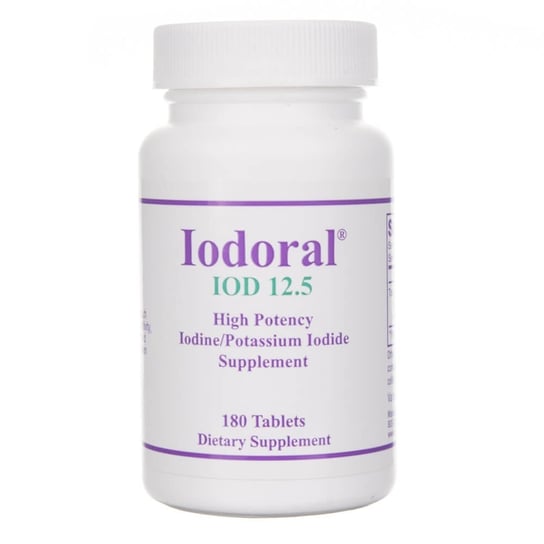 Optimox, Suplement diety Lodoral 12,5 mg, 180 tabletek Optimox