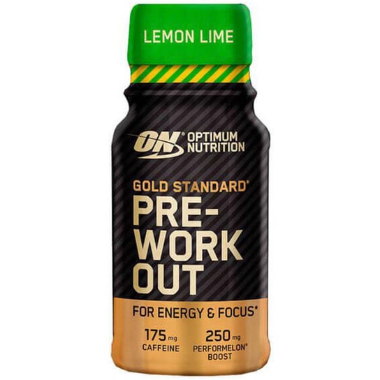 Optimum Nutrition Gold Standard Pre-Workout Shot 60Ml Lemon Lime Optimum Nutrition