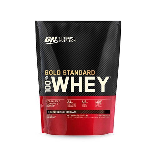 Optimum Nutrition Whey Gold Standard Bag - 465G - Double Rich Chocolate Optimum Nutrition