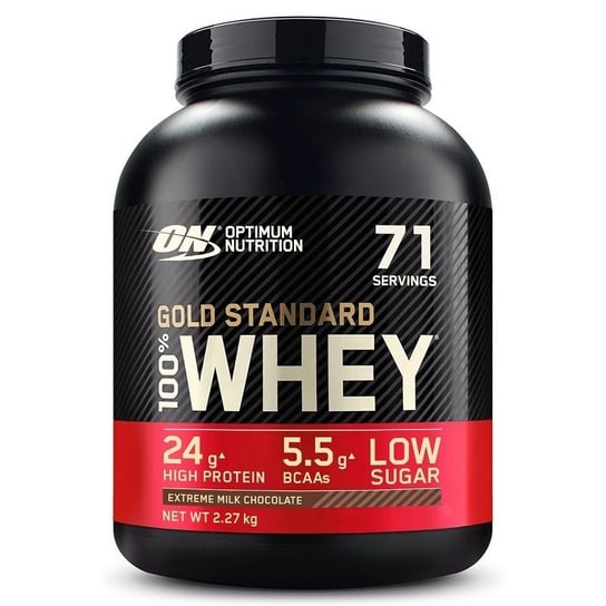 Optimum, Odżywka białkowa, 100% Whey Gold Standard, 2273 g, Extreme Milk Chocolate Optimum Nutrition