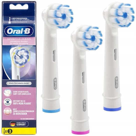 Oral-B Braun EB60 Sensitive Ultrathin GŁÓWKA 3szt Oral-B