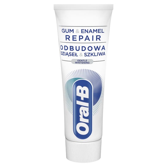 Oral-B, Gum & Enamel Repair Gentle Whitening, Odbudowa Dziąseł & Szkliwa Delikatne Wybielanie, Pasta Do Zębów, 75 ml Oral-B