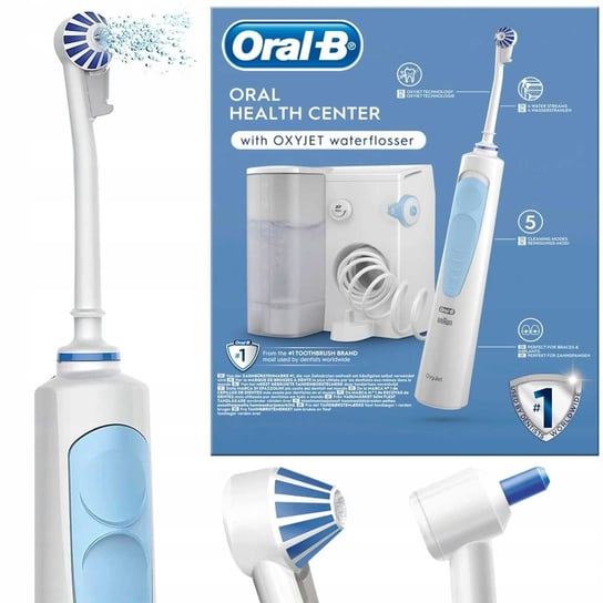 Oral-B Irygator Dentystyczny Do Zębów Oxyjet Nowy Model 2 Dysze Oral-B