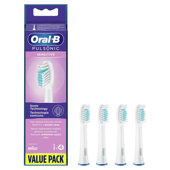 Oral-B, Końcówka do szczoteczki, Oral-B Pulsonic Sensitive SR32, 4 szt. Oral-B