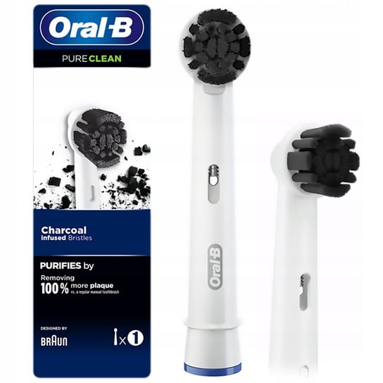 Oral-B, Końcówka do szczoteczki, Oral-B Pure Clean węgiel, 1 szt. Oral-B