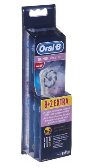 Oral-B, Końcówka do szczoteczki, Oral-B Sensi UltraThin EB60, 10 szt. Oral-B