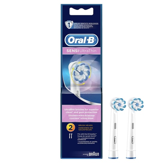 Oral-B, Końcówka do szczoteczki, Oral-B Sensi UltraThin EB60, 2 szt. Oral-B