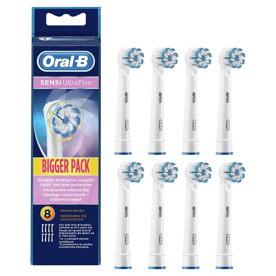 Oral-B, Końcówka do szczoteczki, Oral-B Sensi UltraThin EB60, 8 szt. Oral-B