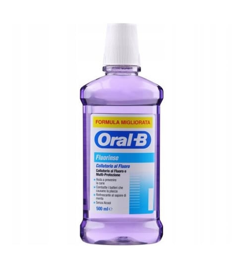 Oral-B, Płyn Do Płukania Jamy Ustnej, Fluorinse, 500ml Oral-B