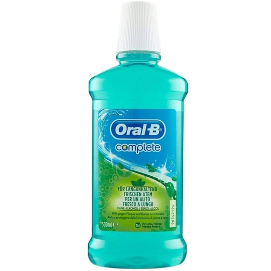 Oral-B Płyn do płukania jamy ustnej miętowy bez alkoholu 500ml Oral-B
