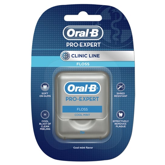 Oral-B Pro Expert Clinic Line, Nić dentystyczna, miętowa, 25 m Oral-B
