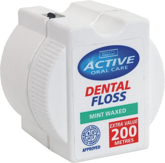 Oral Care, Dental Floss nić dentystyczna woskowana Mint 200 metrów Oral