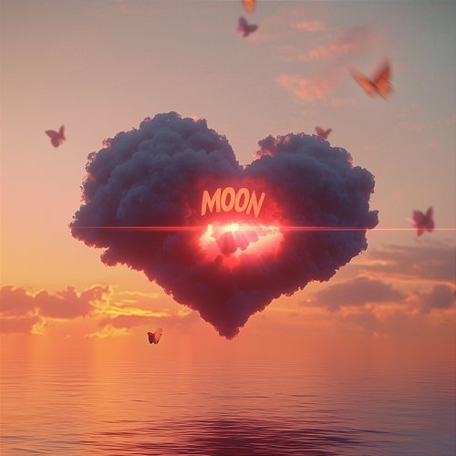 Orange Clouds Moon Sujin