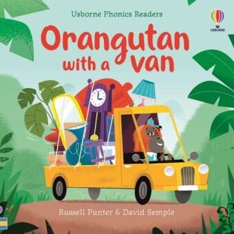 Orangutan with a van Usborne Publishing