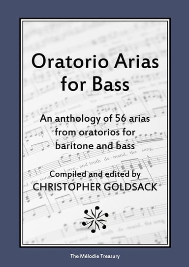 Oratorio Arias for Bass Lulu Press