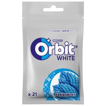 Orbit White Freshmint Guma do żucia bez cukru 29 g (21 drażetek) Inna marka