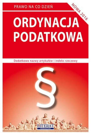 Ordynacja podatkowa 2016 Koniuszek Ewelina