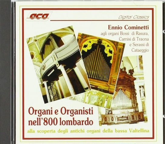 Organi E Organisti Nell'800 Cominetti Ennio