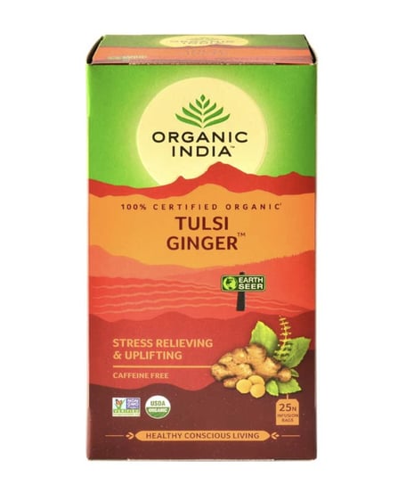 Organic India-Tulsi Ginger Herbata Z Imbirem Inna marka