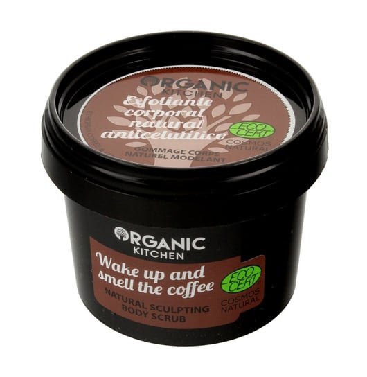 Organic Kitchen, scrub do ciała modelujący "Obudź się i poczuj zapach kawy", 100 ml Organic Kitchen