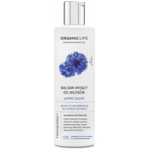 Organic Life - Balsam myjący do włosów łupież suchy - 250g Organic