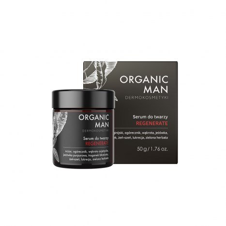 Organic Life, Organic Man, serum do twarzy regenerujące, 50 g Organic Life