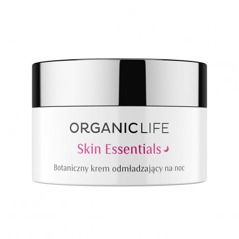 Organic Life, Skin Essentials, botaniczny krem odmładzający na noc, 50 g Organic Life