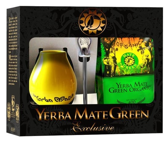 Organic Mate Green, zestaw yerba mate green bio, 3 elementy ORGANIC MATE GREEN