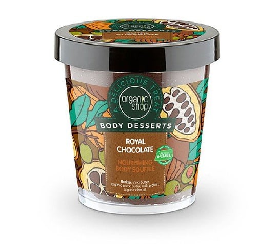 Organic Shop, Body Desserts, krem do ciała odżywczy Royal Chocolate, 450 ml Organic Shop