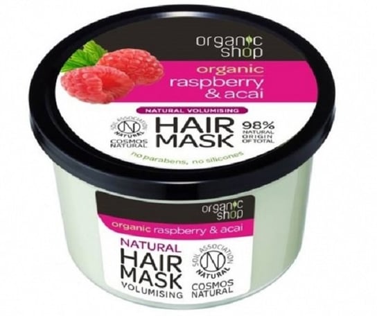 Organic Shop, maska do włosów Malina & Acai, 250 ml Organic Shop