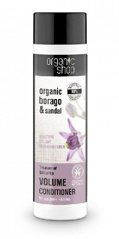 Organic Shop, odżywka do włosów maksymalna objętość Skarby Sri Lanki, 280 ml Organic Shop