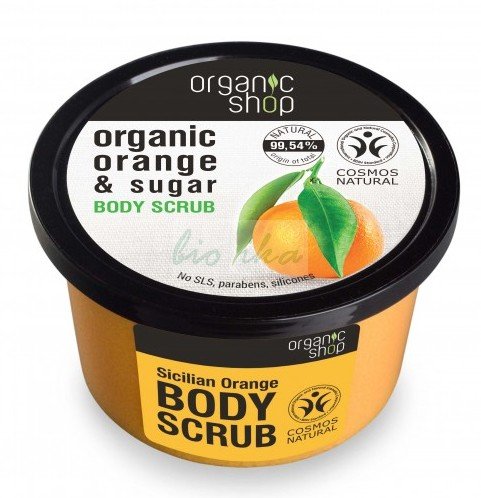 Organic Shop, scrub do ciała Sicilian Orange, 250 ml Organic Shop