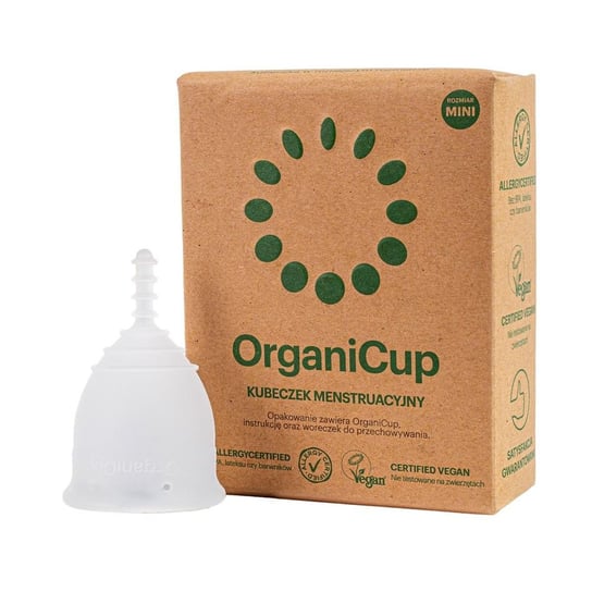 OrganiCup, kubeczek menstruacyjny Size Mini, 1 szt. OrganiCup