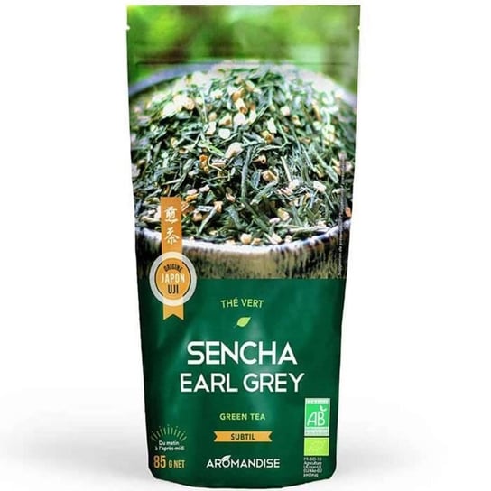 Organiczna japońska zielona herbata Sencha Earl Grey 85 g Inna marka