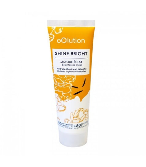 Organiczna maseczka rozświetlająca do twarzy, Shine Bright, 50 ml, oOlution oOlution