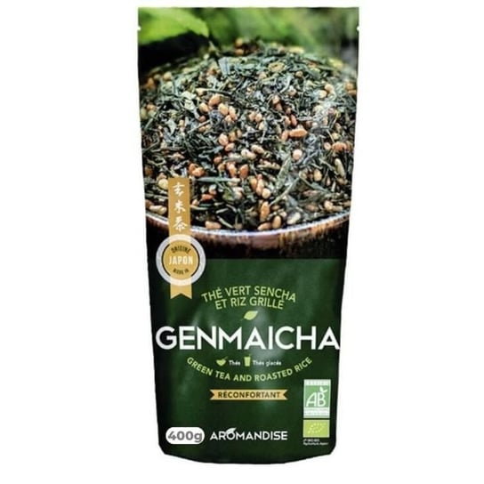 Organiczna zielona herbata i pełnoziarnisty ryż Genmaicha 400 g Youdoit