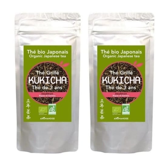 Organiczne gałązki zielonej herbaty japońskiej Kukicha 160 g Youdoit