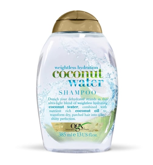 Organix, Coconut Water, szampon nawilżająco-odżywczy, 385 ml Organix