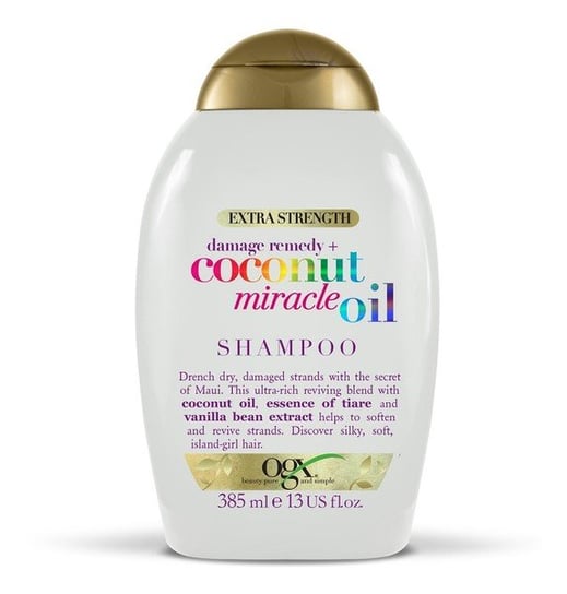Organix Damage Remedy + Coconut Miracle Oil Shampoo Szampon Do Włosów Suchych I Zniszczonych Organix
