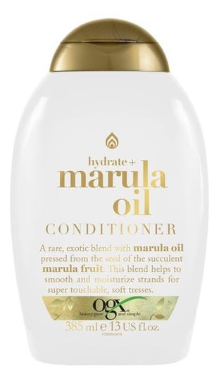 Organix Hydrate + marula oil conditioner nawilżająco-wygładzająca odżywka do włosów Organix