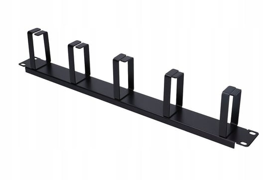 Organizer kabli do szafy rack 1U czarny Extralink