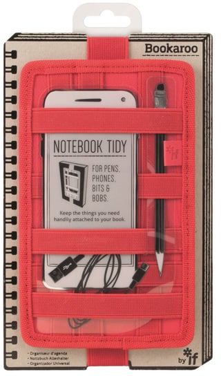 Organizer na notes, Bookaroo Notebook tidy, czerwony IF