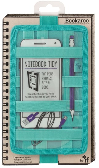 Organizer na notes, Bookaroo Notebook tidy, turkusowy IF