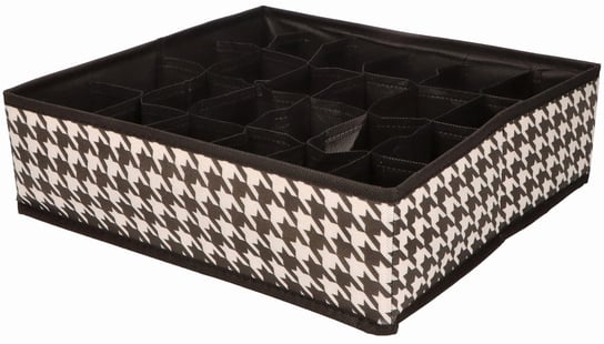 Organizer tekstylny z przegrodami 33x31x9,5cm na bieliznę krawaty skarpetki SmartHome