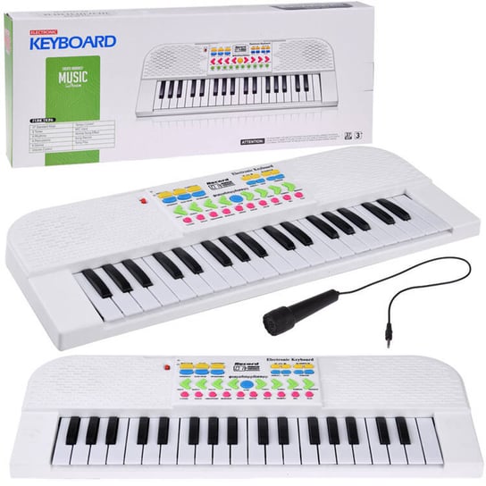 Organki mini keyboard zabawka dla dzieci 37 klawiszy mikrofon IN0160 Inna marka
